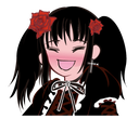 goth_haha Discord sticker from Gothic Den