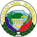 The official circular seal of the province of Pampanga with text reading Sagisag Ning Pampanga.