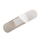 Adhesive bandage strip angled diagonally.