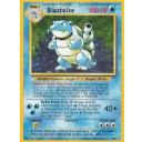A vintage trading card featuring a blue creature with cannons on its back.