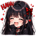 KissyHaha Discord Emoji from 𝕯𝖔𝖚𝖇𝖑𝖊 𝕲𝖆𝖓𝖌𝖊𝖗