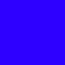 Solid blue square with a vibrant, uniform color.