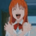Orihime_laugh animated GIF emoji from Trafz Of The Rebellion