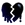 Heart symbol in black with a jagged white crack running through the middle.