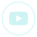 Play button symbol inside a circle with a light blue fill on a black background.