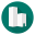 Buildings icon in white against a circular teal background.