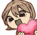 Fleur_heart Discord sticker - eCafe 🌸 |  Indian Discord Server・Hangout・Guild Tag ・ Chilling・Voice Chat・Gaming ・India