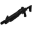 Shotgun depicted in a simple pixel art style.