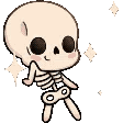 skeleton animated emote from Chaos Cave