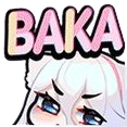 baka custom emote from Gaming with shim