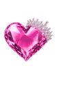 pinkrubycrownheart