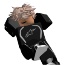 A Roblox avatar with light hair slumped over in a defeated pose.