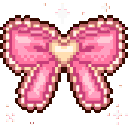 pinkbow animated GIF emoji from ☾ Intertwined | Social ☽