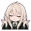 malfoid_shrug2 Discord emoji