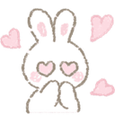 BunnyHeartEyes Discord Emoji - ⊹ ࣪ ˖𝗘𝘁𝗲𝗿𝗻𝗮𝗹𝗠𝗶𝘀𝗲𝗿𝘆⊹ ࣪ ˖