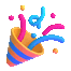 PartyPopper animated emote - MehfilX