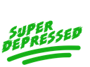 Text written in a bold, stylized green brush font on a black background.