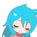 Head_Dance_Cyan animated Discord emote - The Demon's Order