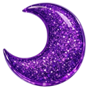 glittervioletmoon custom emote from ☾ Intertwined | Social ☽