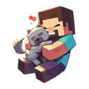 31233minecraftstevewithwolf custom emote | TerraSMP