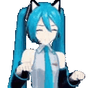 MikuNekoDance animated Discord emote from kismat™ | Socialize • Voice Calls • Events Friendly • community