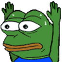 pepehandsup Discord sticker - Blood on the Ridge