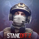 A soldier wearing a tactical helmet and face mask looking forward with a serious expression.