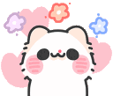 kitty_flowerheart animated Discord emote | 🌙||•T•Safe Haven Lounge•I•||🌙