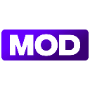 The word MOD in white bold capital letters centered on a purple rectangular background.