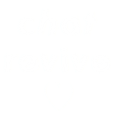 White bubble text reading chat revive with a small heart symbol underneath on a black background.