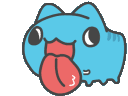 062_10lick animated GIF emoji - Pheromone oasis