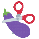 7140eggplantchop animated GIF emoji from Eclipse Dynasty