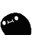 Black_Blob animated GIF emoji from ØBLIVÆN