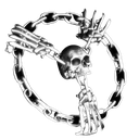 77177skeletonwheel Discord sticker - ØBLIVÆN