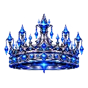 OrnateSapphireCrystalCrown