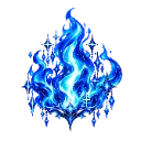 OrnateElectricBlueFlameEmblem