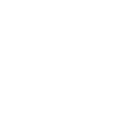 Letter S in white font centered on a black background.