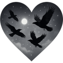 42989whitegraynightskyheart Discord Emoji - ØBLIVÆN