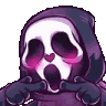 ghostfaceuwu animated emote from The Hideout