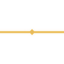 Gold horizontal line with a centered circular emblem against a black background.