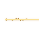 A horizontal golden energy wave glowing with light.