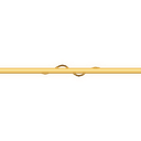 A horizontal pixel-art divider line with a yellow and brown color scheme.