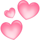 14_pinktriplehearts custom emote from Scarlett Johansson