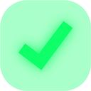 A solid neon green circle on a plain background.