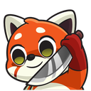 redpandaknife custom emote from 𓆩༺ 𝑆𝑐ℎ𝑟𝑜𝑛𝑖𝑠𝑘𝑜 ༻𓆪