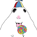 white_hamster_silly Discord sticker - Stoner Sluts