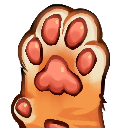 orange_catpaw Discord Emoji from Stoner Sluts