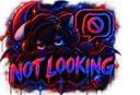 NOT_LOOKING_red_blue_gothic Discord Emoji - 𝔡𝔦𝔯𝔱𝔶 𝔪𝔦𝔫𝔵