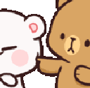 attentionbears animated emote from babyghoul