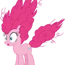 PinkieBlownAway custom emote | Fluttershy and Redheart's Hostel